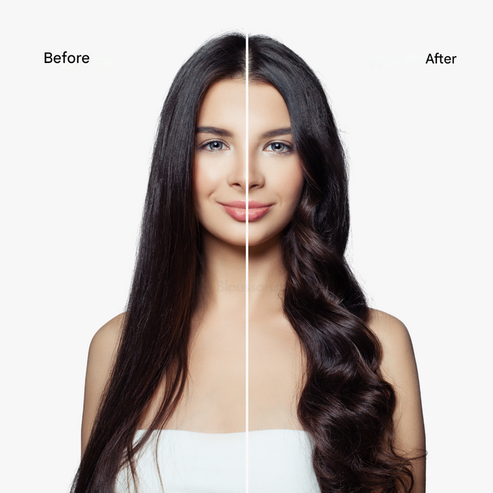 Schnelles Styling mit dem 5-in-1 Haarstyler: Haartrockner und Volumenbürste für schnelles Trocknen und Föhnen.