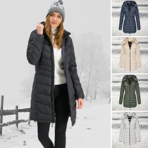 Bequeme & warme Damen Steppjacke, wasserabweisend, ideal für den Winter und stylischen Alltag.