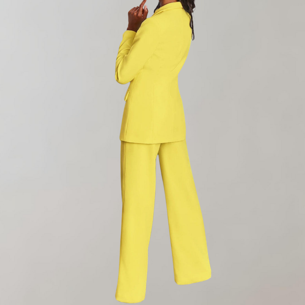 Damen Stilvolles Blazer- & Hosenset "Elena", elegant, komfortabel & vielseitig tragbar.