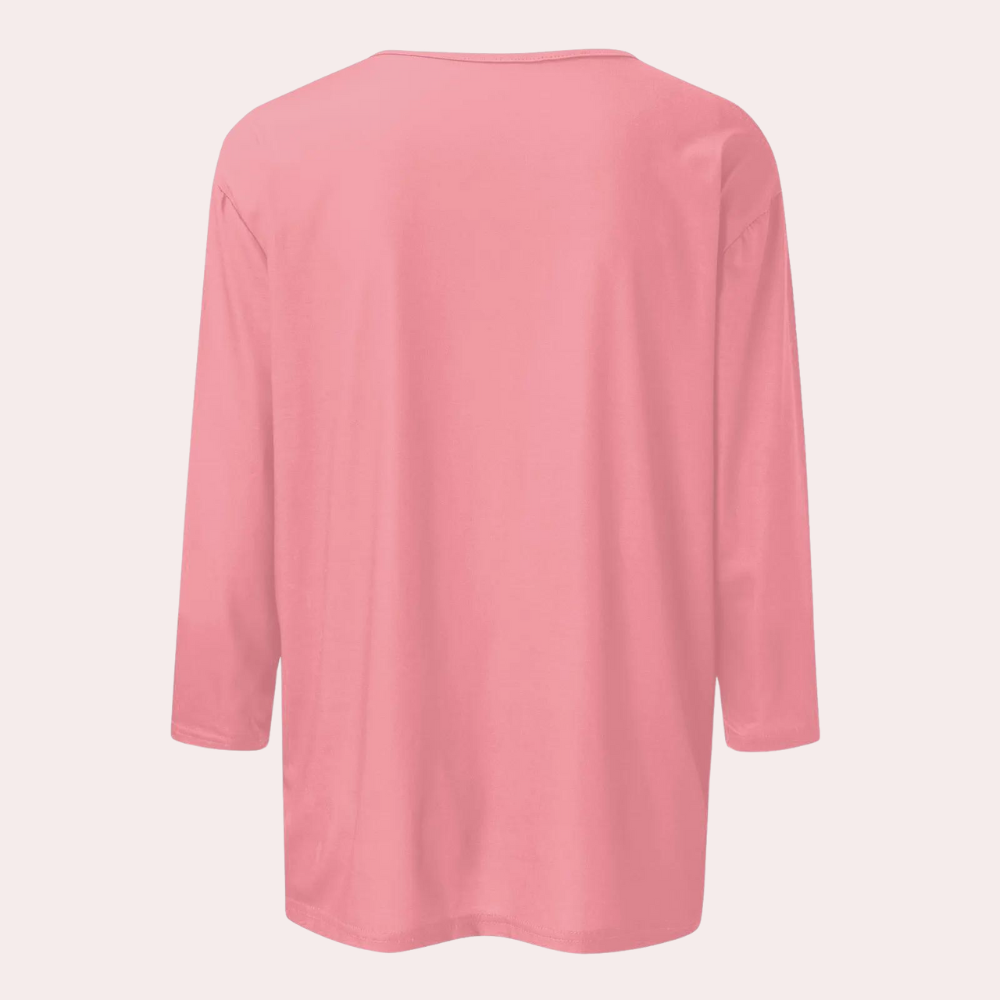 Vielseitiges Damen T-Shirt mit Kurzarm, modisches Sommer Oberteil für Freizeit & moderne Outfits.