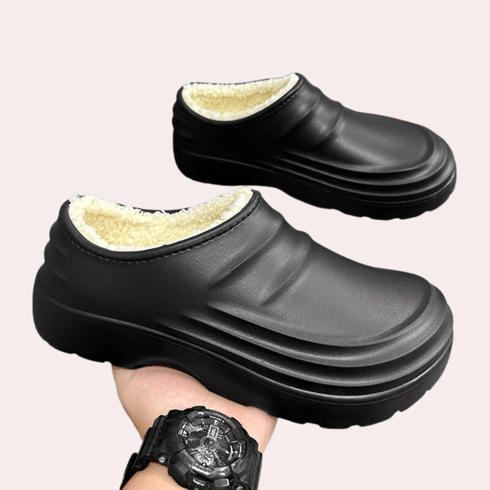 Warme, rutschfeste Herren Winterschuhe für sicheren Halt im Schnee & bei Kälte. Outdoor-tauglich.