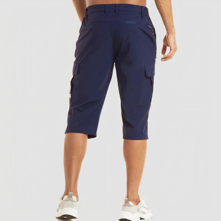 Bequeme Herren Cargo Shorts mit mehreren praktischen Taschen, schnelltrocknend für Sport & Reise.