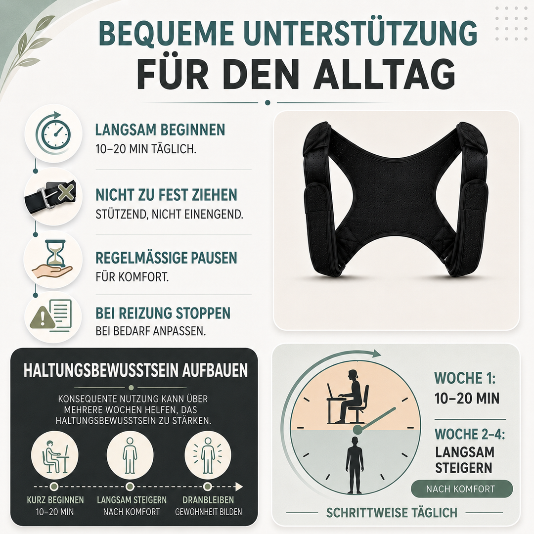 Nahaufnahme des atmungsaktiven Materials und der Klettverschlüsse
