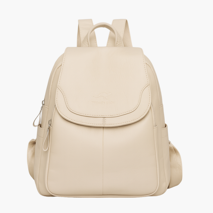 Damen City Rucksack in Dunkelblau, mit schickem Design, ideal als eleganter Office-Rucksack.