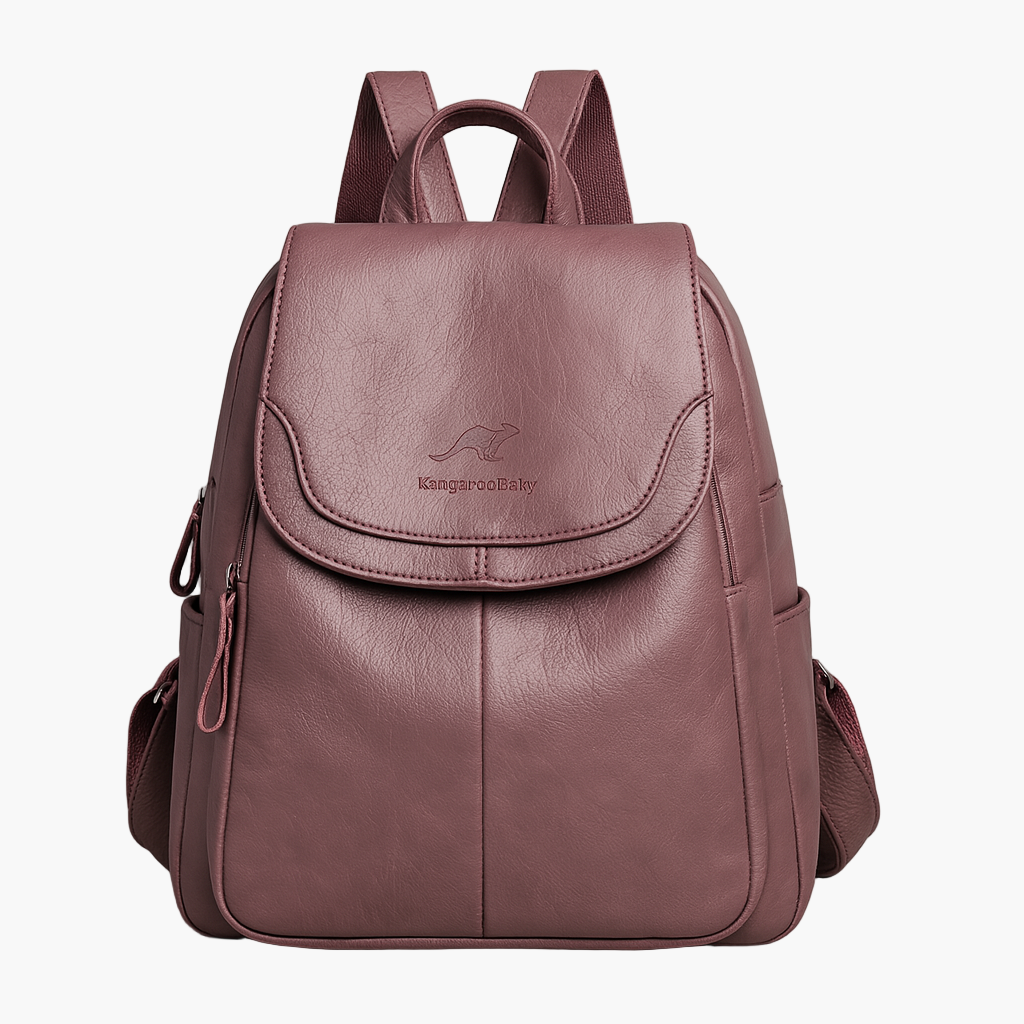 Eleganter Damen City-Rucksack in Schwarz, stylischer Alltagsbegleiter für den urbanen Look.