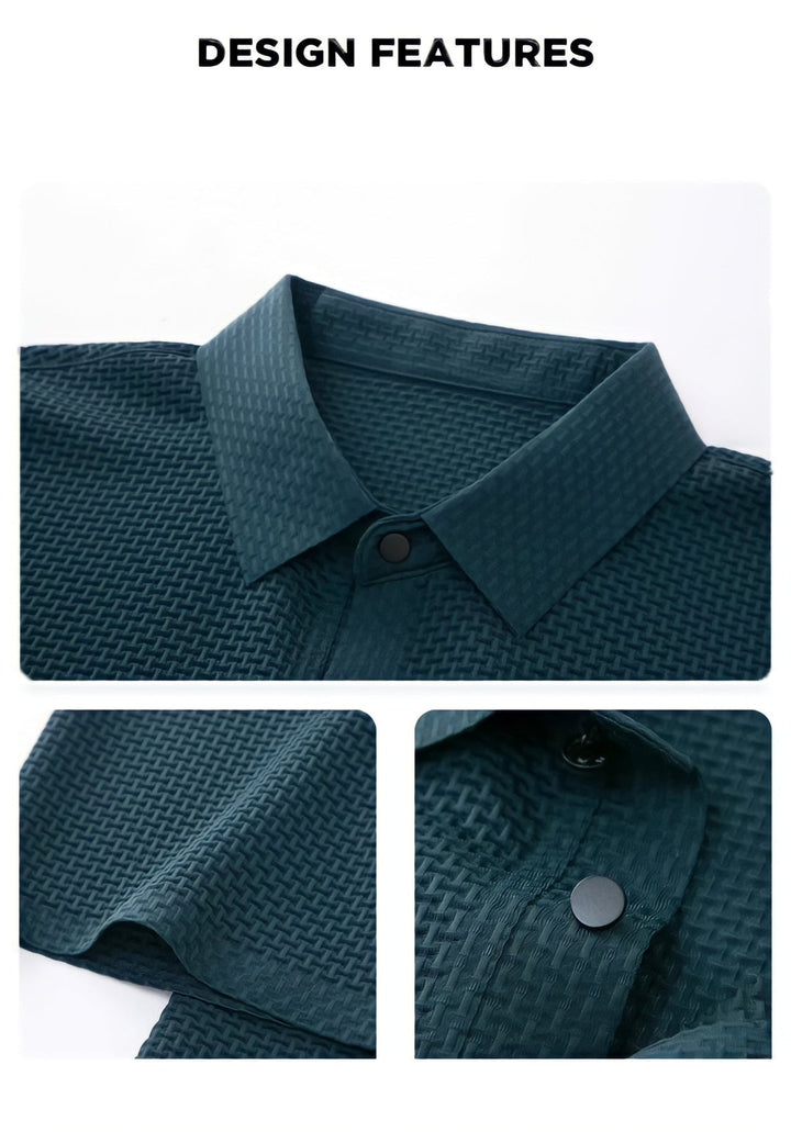 Vielseitiges Herren Polohemd, bügelfrei. Perfekt für Freizeit & stilvolle Business Casual Outfits.