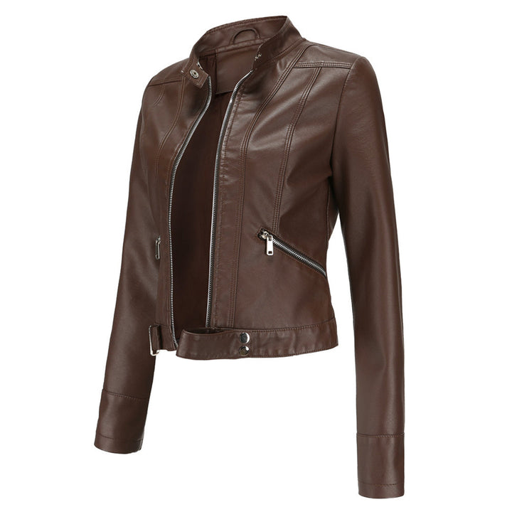 Schicke Damen Marlene-Lederjacke für die Übergangszeit. Komfortabel und stilvoll für jeden Tag.