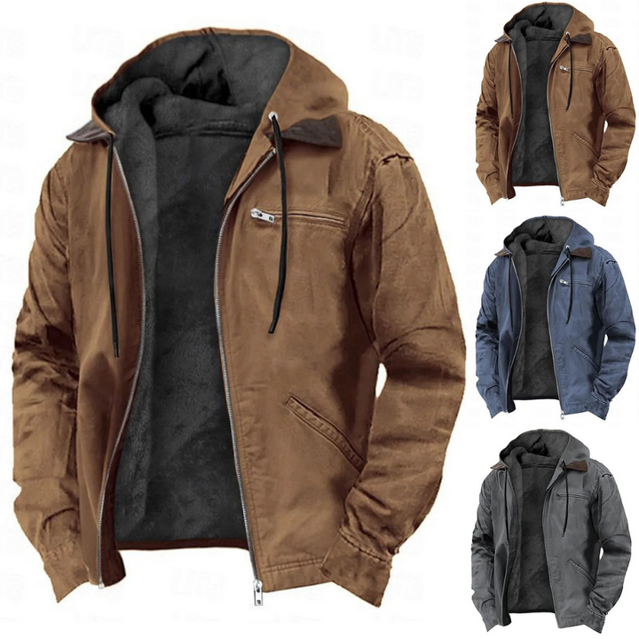 Stilvolle Herren Winterjacke, tailliert und modern. Vielseitige Oberbekleidung für Business, Freizeit und kalte Tage.