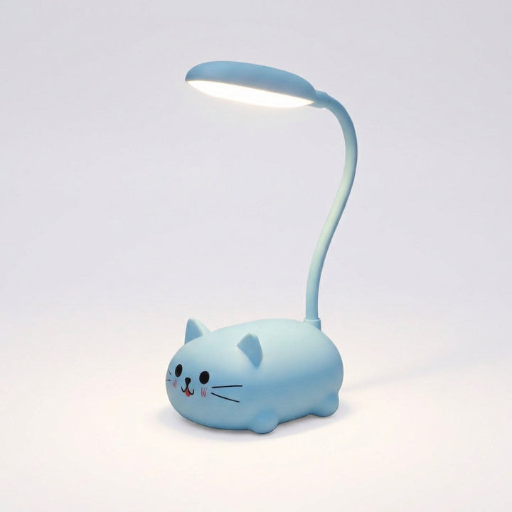 USB-Schreibtischlampe im Katzen-Design, flexibel verstellbar, LED.