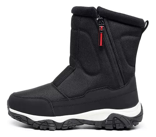 Herren wasserdichte Schneestiefel: warm, rutschfest für den Winter. Ideal für Outdoor-Aktivitäten bei Schnee & Kälte.