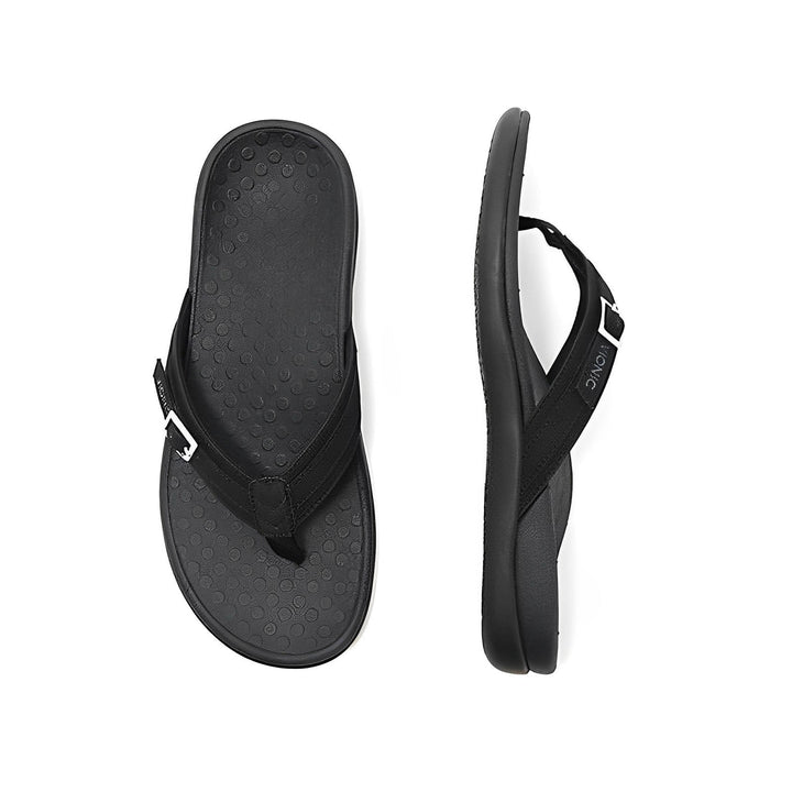 Seitliche Ansicht der Damen Sommer Sandalen mit dämpfender, ergonomischer Sohle.