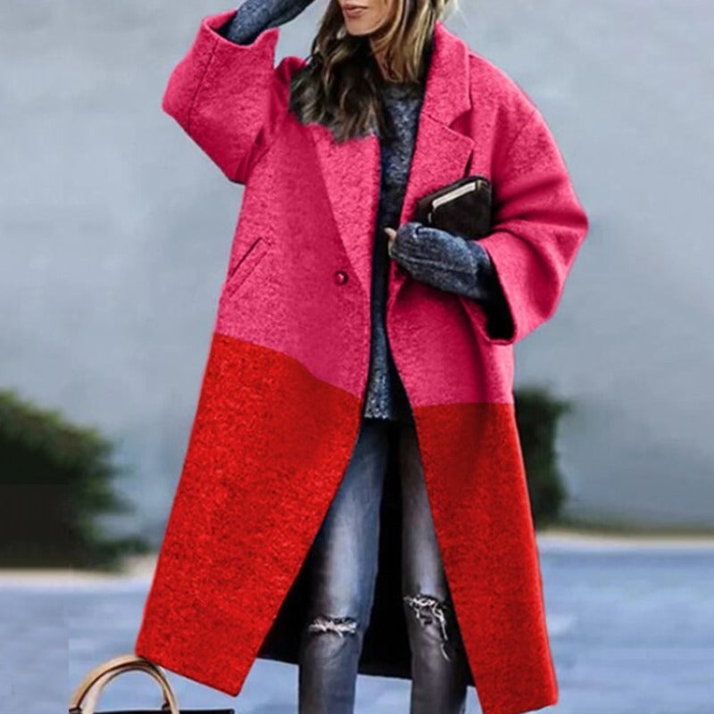 Klassischer Damen Outdoormantel, lang, warmhaltend & modisch für den Winter.