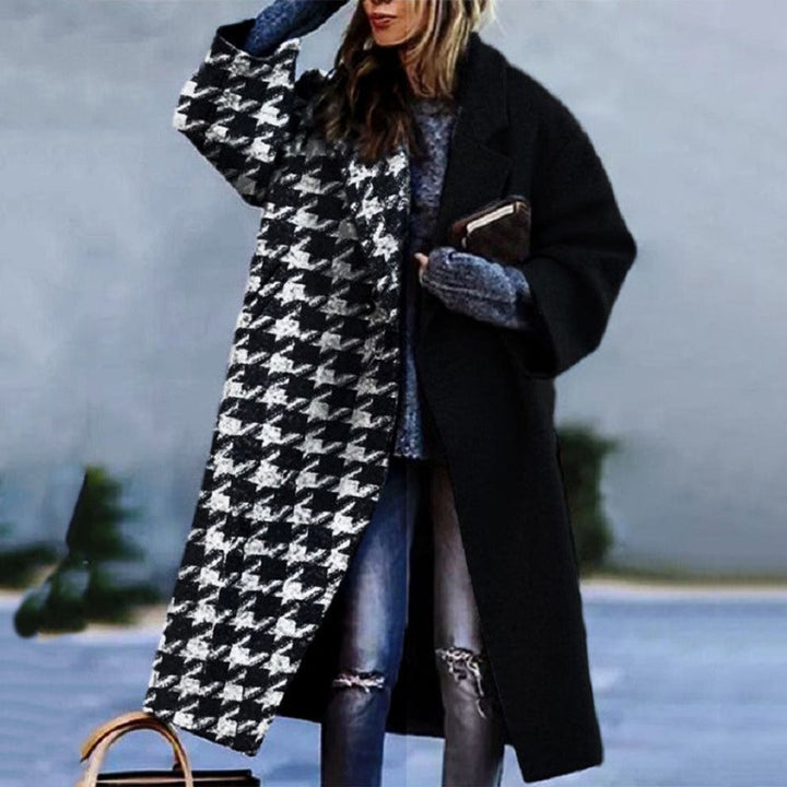 Stilvoller Damencoat, lang & warm, für Damen, die Komfort & Eleganz an kalten Wintertagen schätzen.