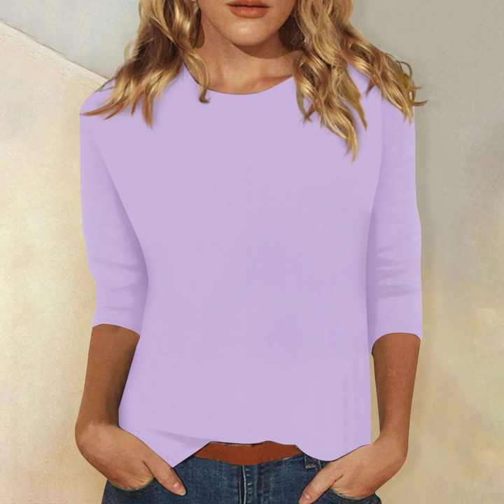 Vielseitiges Damen Langarmshirt Ava, perfekt für lässige Alltagsoutfits oder elegant kombinierbar zu Rock & Hose.