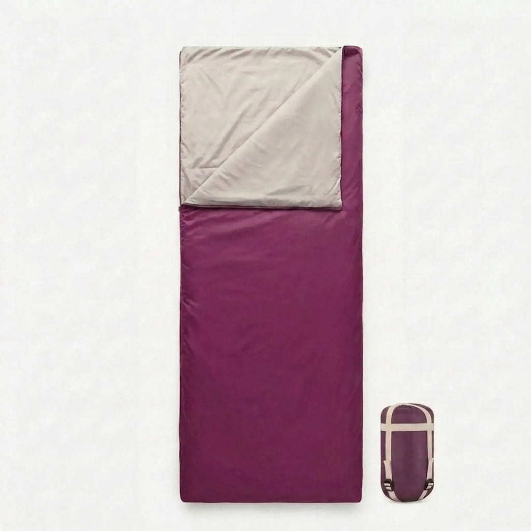 Robuster, kompakter Deckenschlafsack für Erwachsene, perfekt für Frühling, Sommer & Outdoor-Camping.