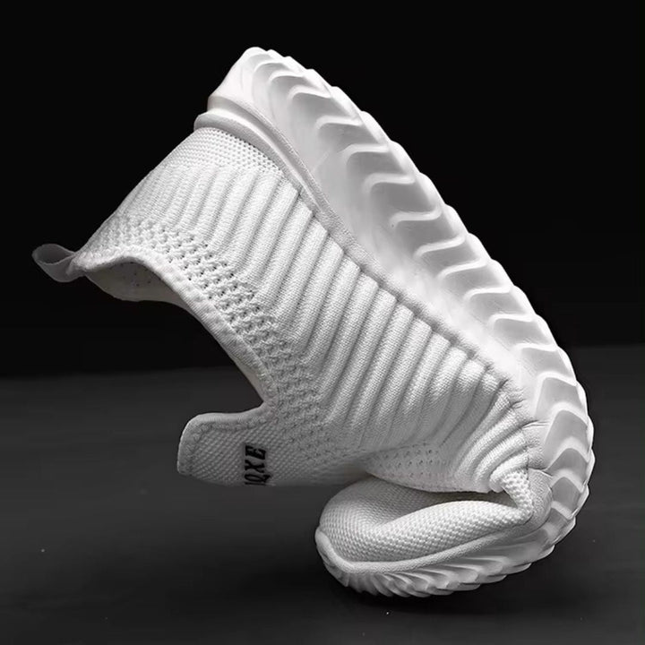Detaillansicht der VITALSTEP Orthopädischen Slip-On Schuhe, zeigt die Sohlendämpfung.