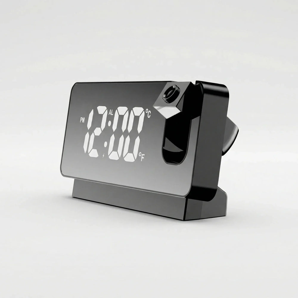 Moderner digitaler Wecker mit USB-Ladeanschluss & Doppelalarm, perfekt für Schlafzimmer & Büro.