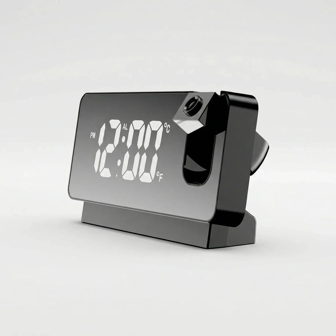 Moderner digitaler Wecker mit USB-Ladeanschluss & Doppelalarm, perfekt für Schlafzimmer & Büro.