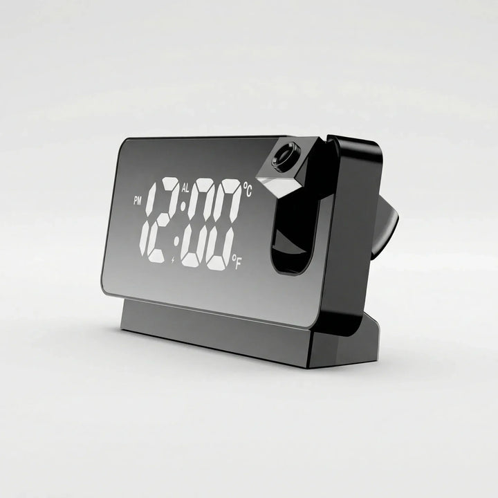 Moderner digitaler Wecker mit USB-Ladeanschluss & Doppelalarm, perfekt für Schlafzimmer & Büro.