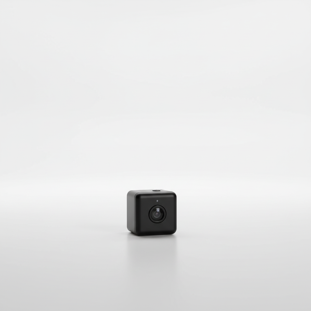 Diskrete ClearCube Mini Überwachungskamera für Zuhause & Büro. Kabellose IP Kamera mit Bewegungsmelder.
