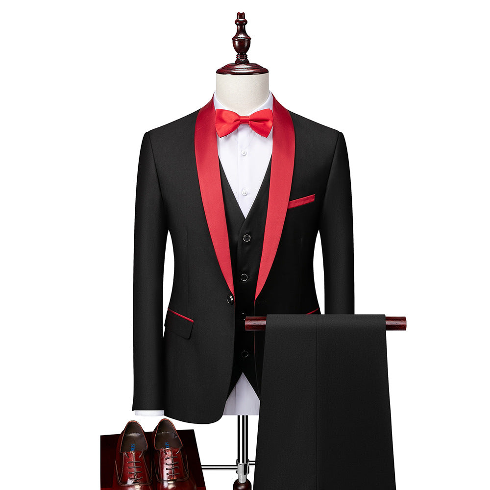 Eleganter Herren Slim-Fit Dreiteiler Anzug Patrick für Business, Hochzeiten & formelle Anlässe.