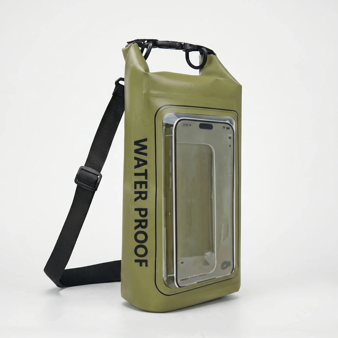 Wasserdichter Drybag, schützt Ihr Smartphone durch Touchscreen-Fenster beim Kajakfahren & Wandern.