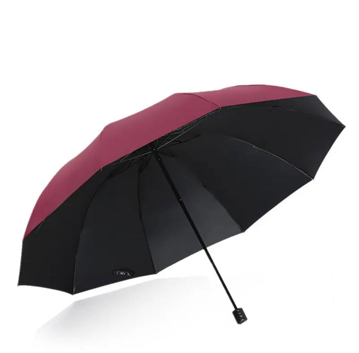 Großer XXL 3-Personen Regenschirm, winddicht und faltbar, ideal für Familien und schlechtes Wetter.
