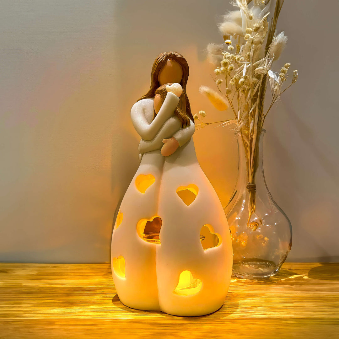 Romantische LED Tischleuchte LoveLight in Herzform für eine liebevolle Atmosphäre.