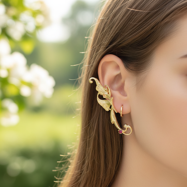 Elegante LightEar Damenohrringe aus Edelmetall; zeitloser Schmuck für besondere Anlässe.