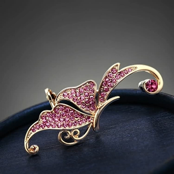 Schlichte, zeitlose LightEar Edelmetall Ohrringe für Damen; vielseitiges Accessoire in Rosa-Weiß.