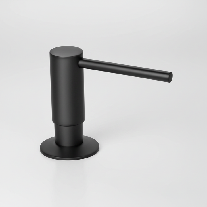 Hochwertiger Messing-Seifenspender, elegant und eingebaut für Küche oder Bad, BrassEase Design.