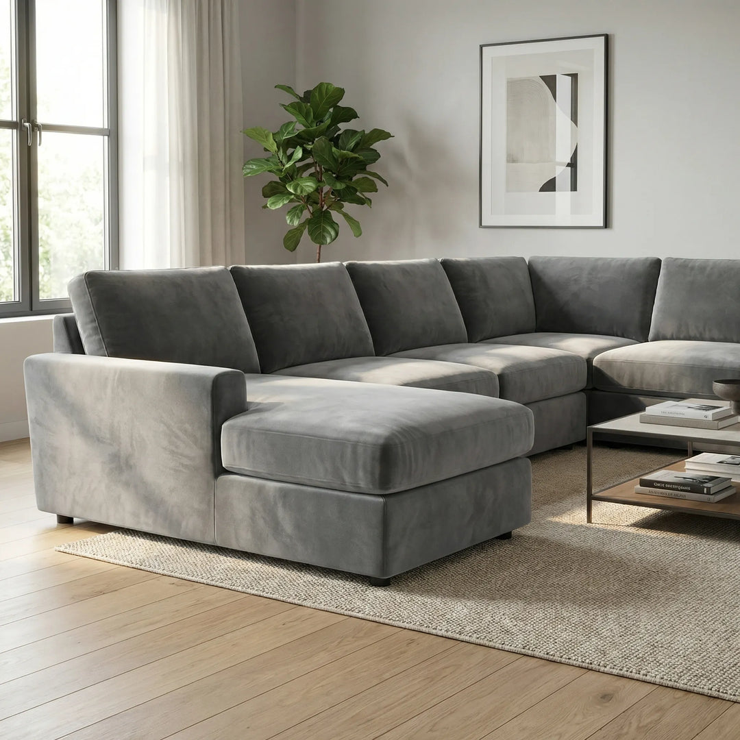 Elastischer Sofabezug mit Antirutsch, bietet Schutz und neuen Stil für Ihr Wohnzimmer.