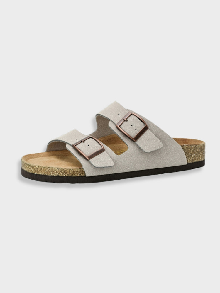 Bequeme Herren-Slipper im Arizona-Design mit Fußbett, ideal als Komfortschuhe und Hauspantoffeln.