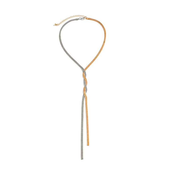 Flache, flexible Schlangenhalskette für Damen, verstellbar und sehr elegant, ein echter Hingucker.