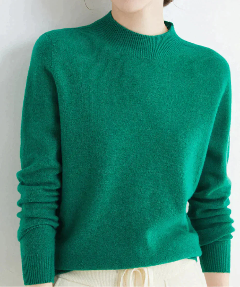 Komfortabler Damenpullover für Große Größen, eleganter Strick, ideal für Business Casual.
