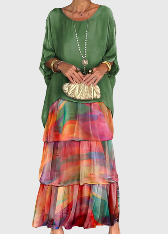 Elegantes langes Abendkleid für Damen, perfekt für festliche Anlässe.