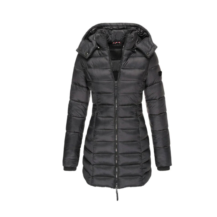 Vielseitige Damen Pufferjacke, warm und wasserabweisend, ideal für Stadt & Freizeit im Winter.