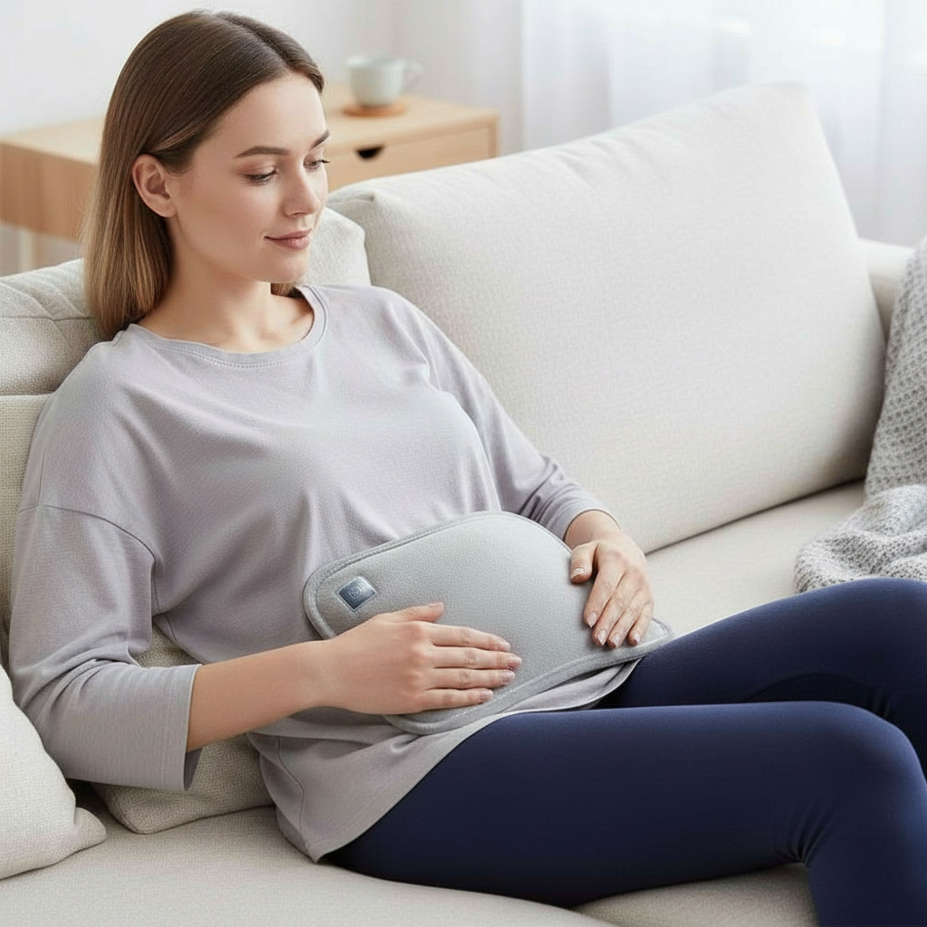 Kompaktes USB Graphen Wärmepad, unisex, tragbar für Bauch, Hände & Rückenschmerzen Linderung.