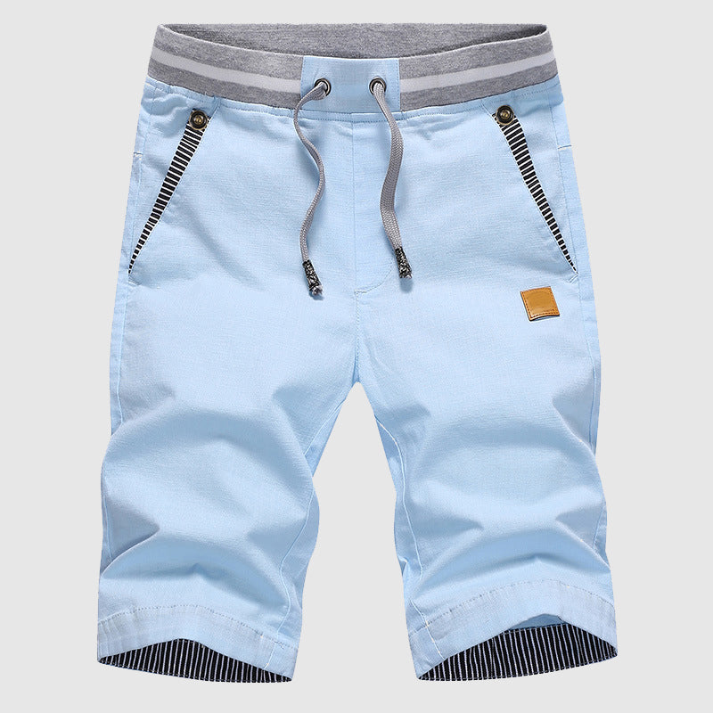 Herren Sommer Shorts: Lässiger Komfort, elastischer Bund, Seitentaschen. Ideal für heiße Tage, Urlaub & Freizeit.