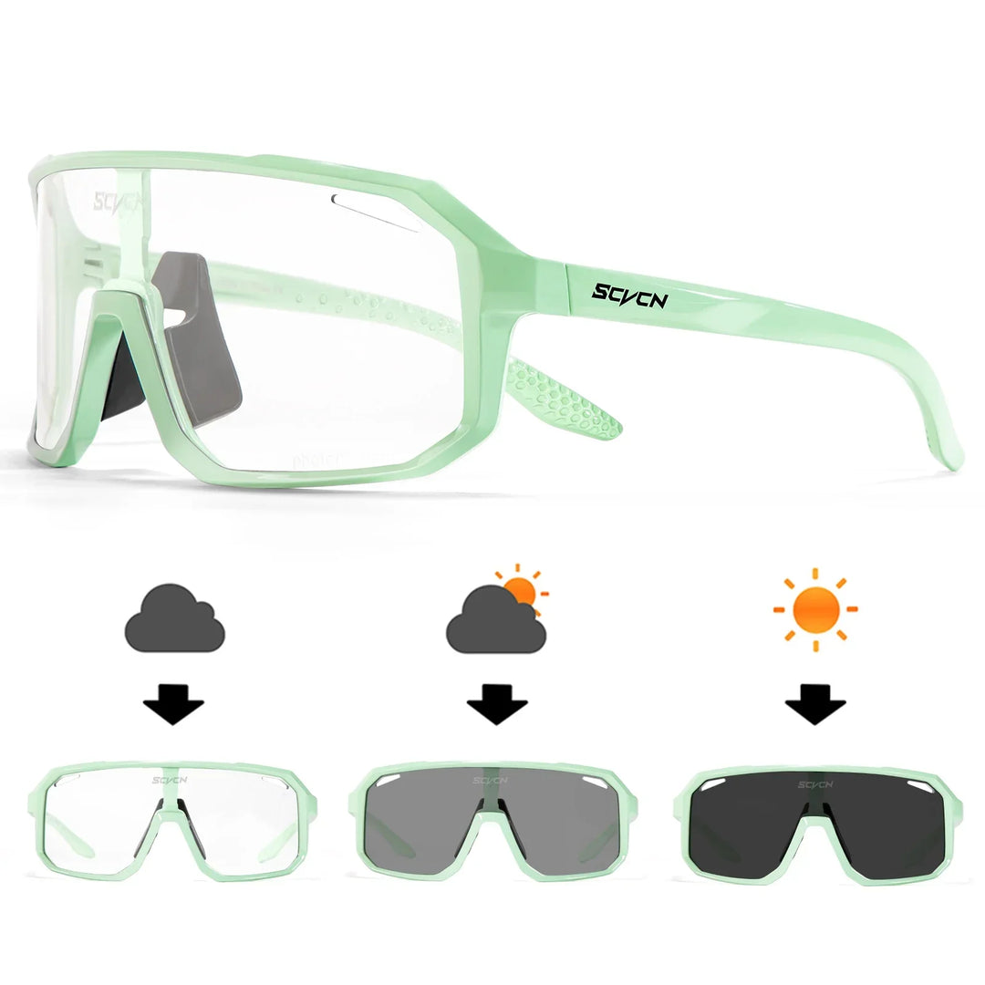 Langlebige Fahrrad Sonnenbrille mit UV400 Schutz, leicht und robust für aktive Sportler.