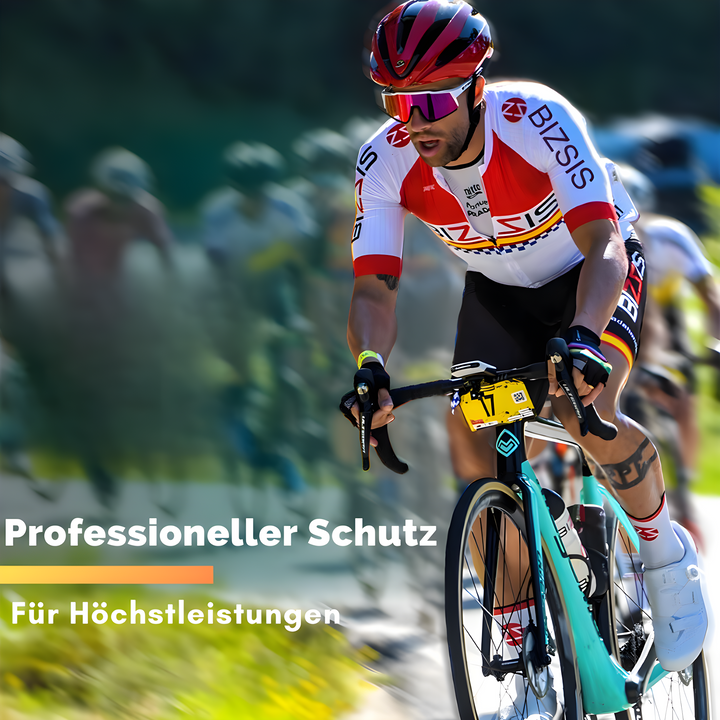 Professionelle Sportbrille für Radsport & Biking. Photochrome Gläser bieten UV400-Schutz bei jeder Wetterlage.