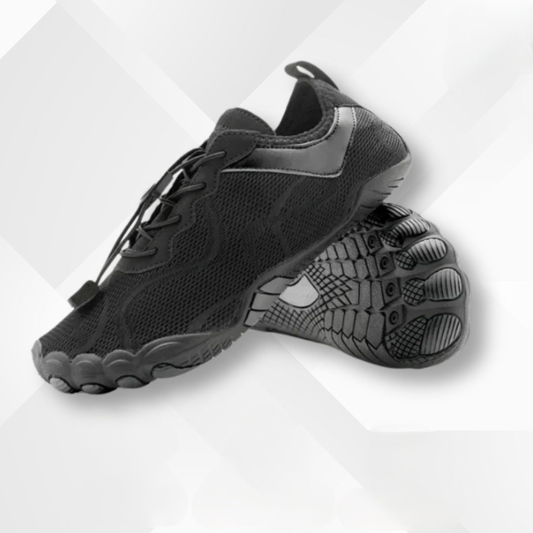 Nayla orthopädische Barfuß-Schuhe, wasserdicht, unisex. Bietet Zehenfreiheit und eine flexible Sohle für gesunde Füße.