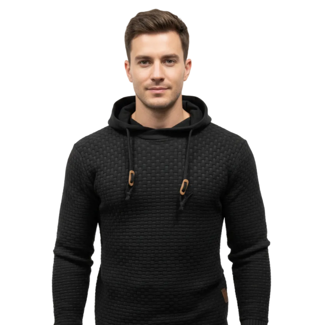 Bequemer Herren Kapuzenpullover, lässiger Langarm Hoodie für Freizeit & Alltag, ideal für Männer.