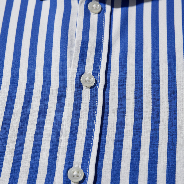 Elegantes Herren Businesshemd Howard, gestreiftes Langarmhemd für Büro, Meetings oder stilvolle Freizeit-Outfits.