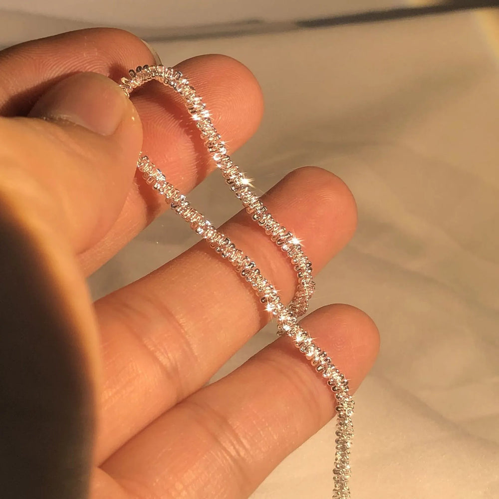 Minimalistisches 925 Silber Armband für Damen, elegantes Design, perfekt als Geschenkidee.