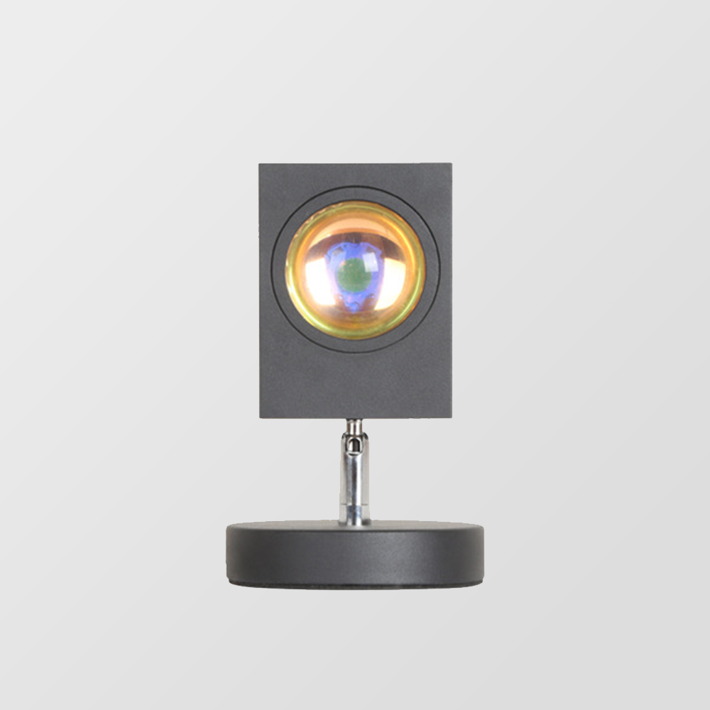 Moderne Retro Sunset LED Tischlampe, energiesparendes Stimmungslicht mit einzigartiger Sonnenuntergangsoptik.