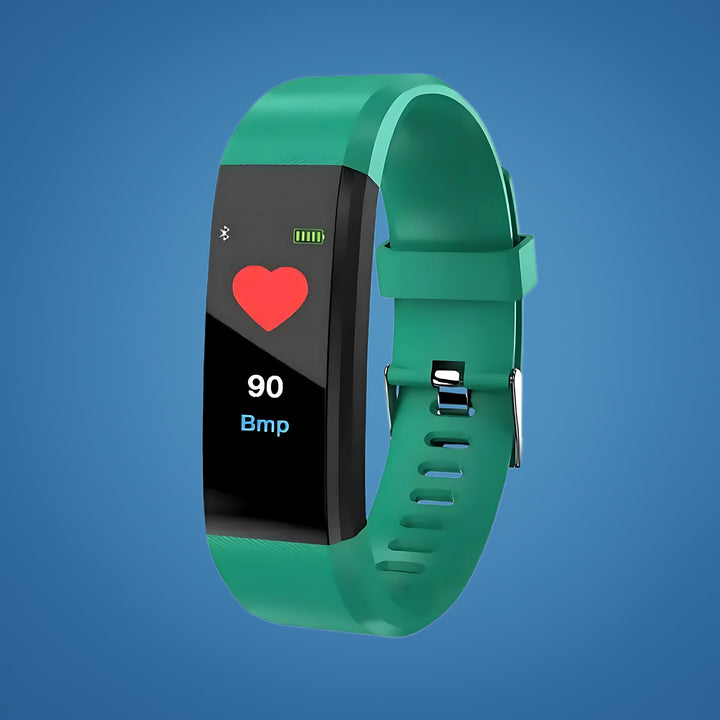 Senioren-Smartwatch mit klarem, leicht ablesbarem Display für einfache Bedienung. Technik für Senioren.