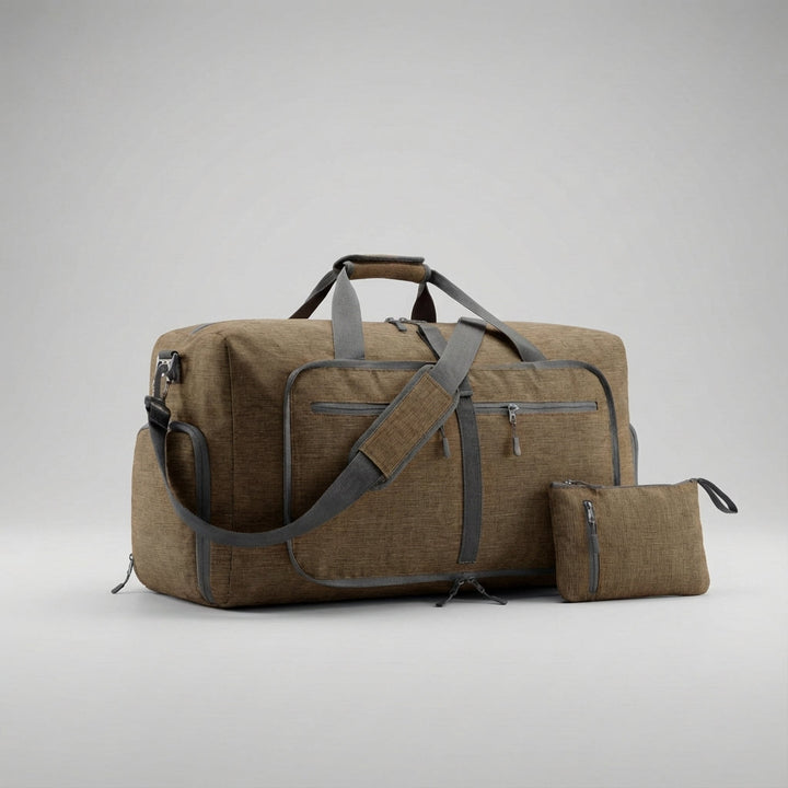 Vielseitige faltbare Reisetasche als zusätzliches Gepäckstück, ideal für spontane Reisen & Einkäufe.