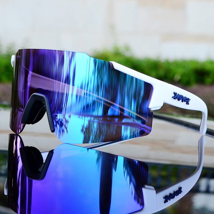 Unisex Sport Sonnenbrille für Radfahrer. Bietet optimalen UV-Schutz beim Radfahren und Laufen.