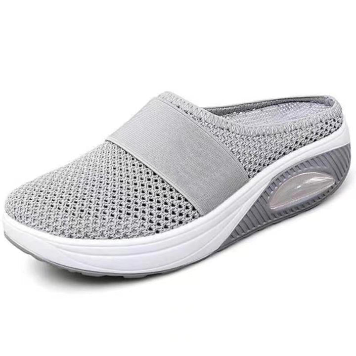 Damen OrthoAir Luftkissen-Sneaker: bequeme orthopädische Komfortschuhe für den Alltag mit Dämpfung.